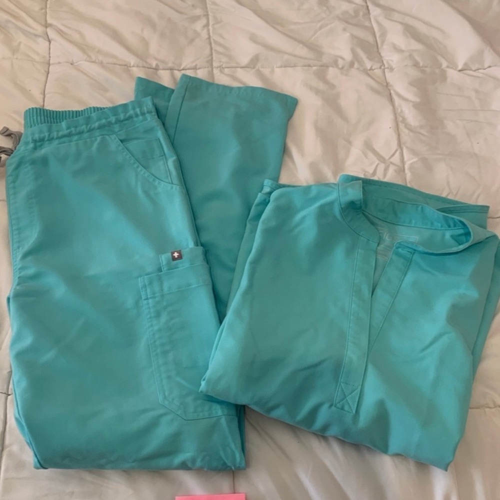 Figs Blue Jogger Sweatpants Lightweight Durable